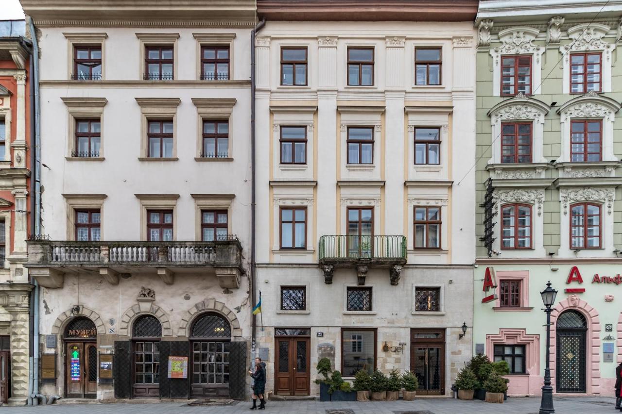 Grand Apartments On Rynok Square Lviv Exterior foto